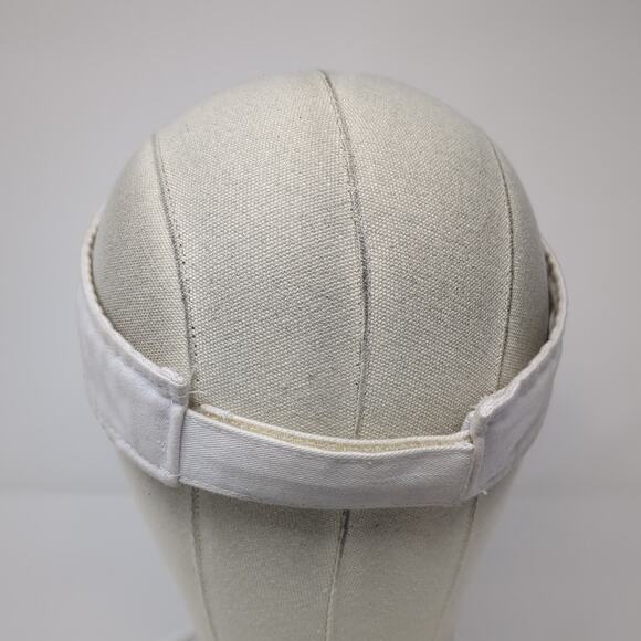 Eagles JCS Strapback Sun Visor Cap White OS Adjustable Embroidered Head Shots - Picture 6 of 9